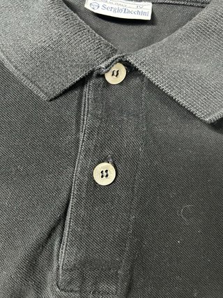 Polo Sergio Tacchini nera – Taglia IV (M)