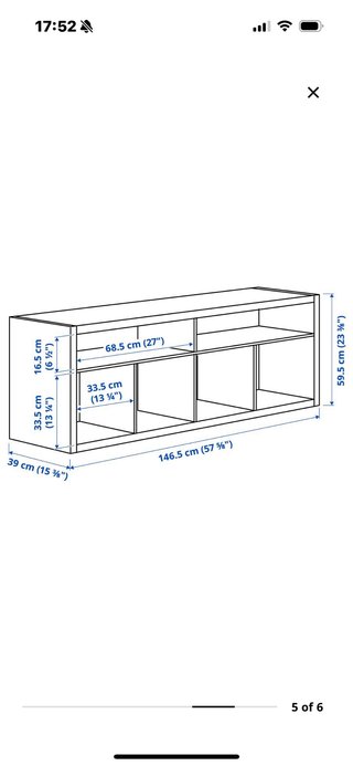 Mueble TV estantería modular