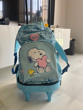 Mochila infantil Snoopy con ruedas