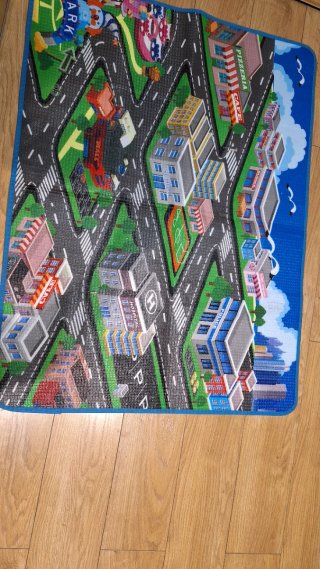 Alfombra infantil ciudad 90x120