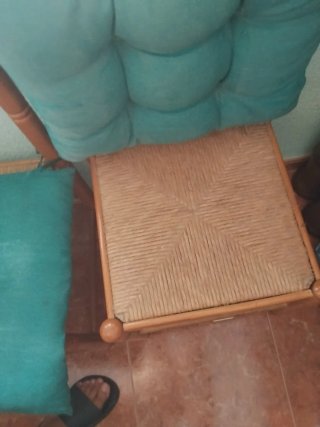 Mesa de cocina madera con cajones