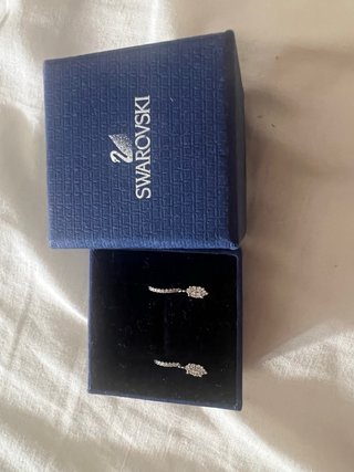 Pendientes Swarovski Plata