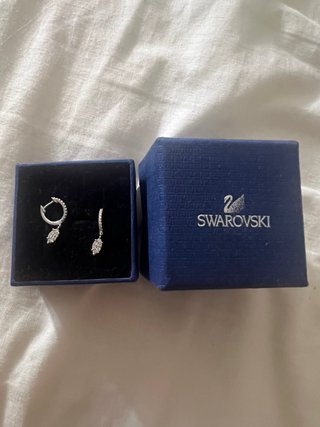 Pendientes Swarovski Plata