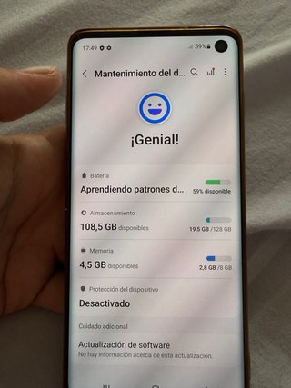 Samsung Galaxy S10 128GB Negro