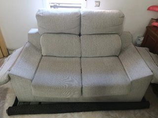 Sofá Cama Ikea Gris Tela
