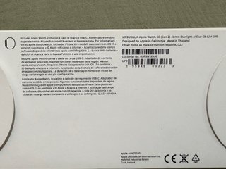 Apple Watch SE (Gen 2) 40mm Plata