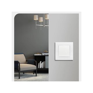 4 Interruptores empotrados blanco europeo 250V 10A