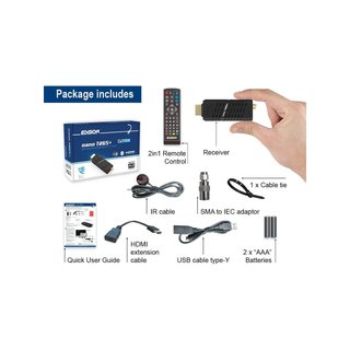 EDISION Nano T265+ receptor HDMI TDT Full HD USB