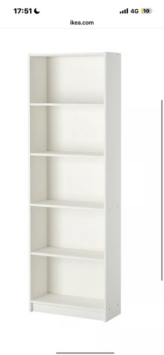 Librería Blanca Ikea
