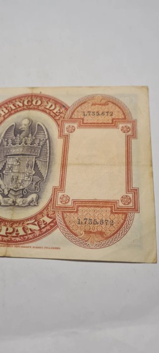 Billete 500 pesetas 1927 España