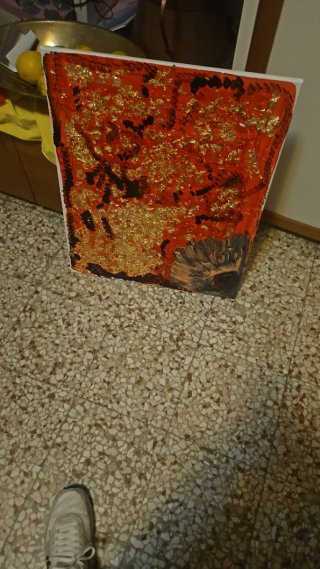 Dipinto fatto a mano con acrilici