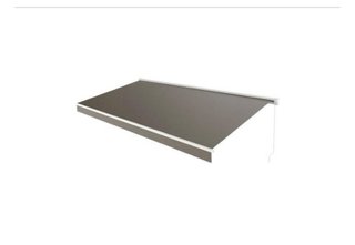 Toldo de tela gris
