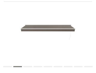 Toldo de tela gris