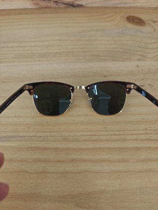 Gafas Ray-Ban Clubmaster Marrón y Dorado
