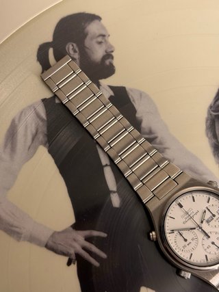 Seiko 7a38-7090 Cronógrafo Cuarzo Vintage 36mm