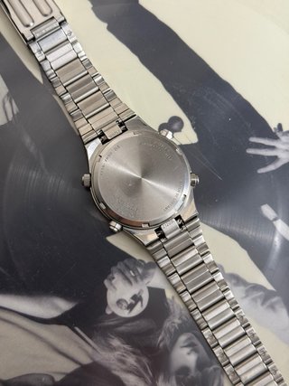 Seiko 7a38-7090 Cronógrafo Cuarzo Vintage 36mm
