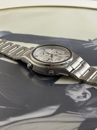 Seiko 7a38-7090 Cronógrafo Cuarzo Vintage 36mm