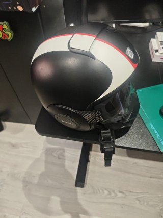 Casco Shark Raw Stripe