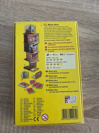 Juego de mesa Rhino Hero HABA