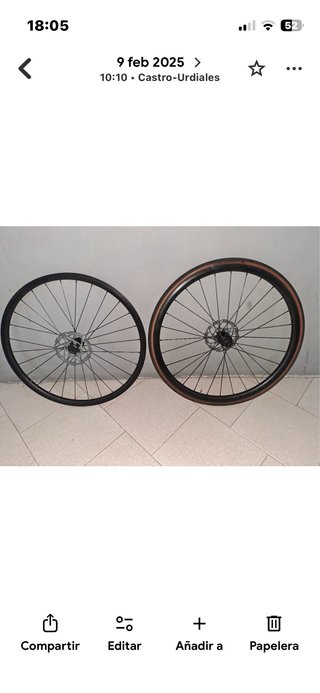 Bicicleta de carretera Orbea Negra