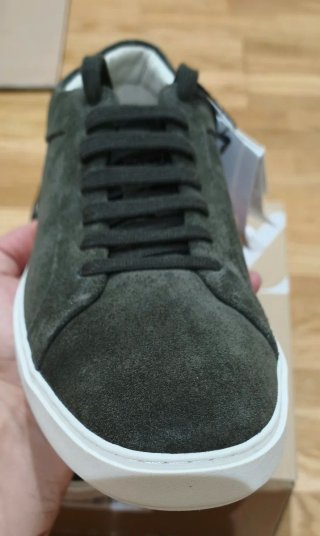 Zapatillas Zara Ante Verde