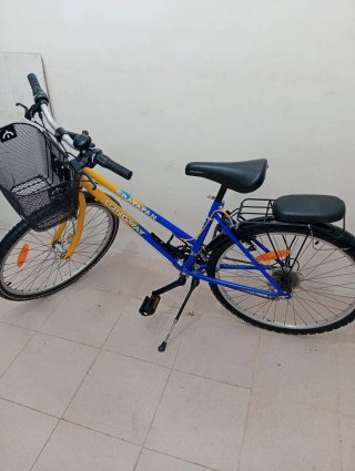 Bicicleta Paseo Adulto 26 Azul/Amarillo