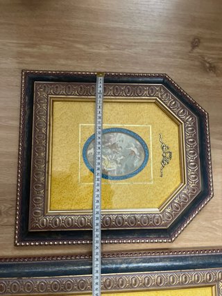 Conjunto 3 cuadros religiosos