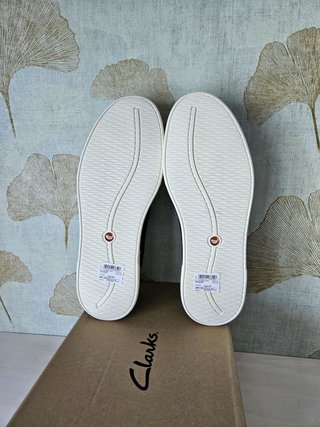 Scarpe Clarks Un Costa Lace Blu Taglia 44. Nuove.