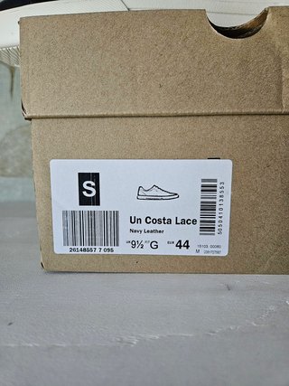Scarpe Clarks Un Costa Lace Blu Taglia 44. Nuove.
