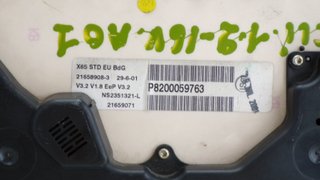 CUADRO DE INSTRUMENTROS RENAULT CLIO P8200059763 (CRISTAL ROTO)