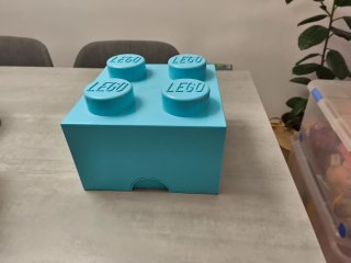 Cajas de Almacenamiento Lego (Azul y Amarillo)