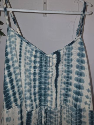 Vestido largo tie-dye talla única