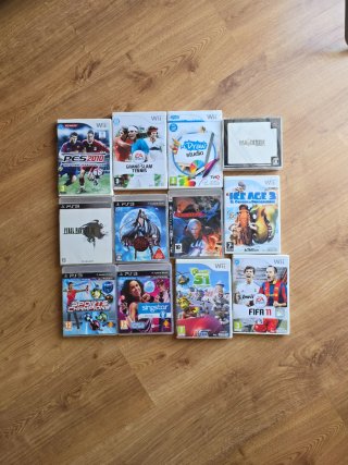 Lote de 11 Videojuegos Wii y PS3