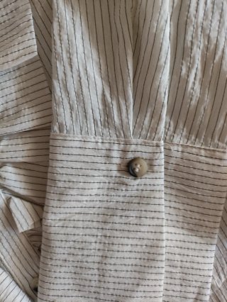 Camisa Zara Volante Rayas S
