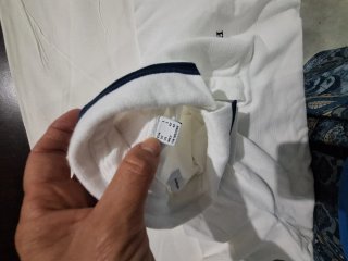 Polo blanco Pedro del Hierro hombre.