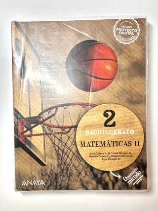Matemáticas II. 2o de Bachillerato