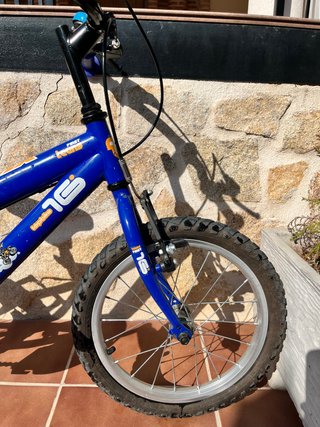 Bicicleta Infantil Talla 16 Azul