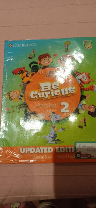 Libro inglés be curious pupilas book