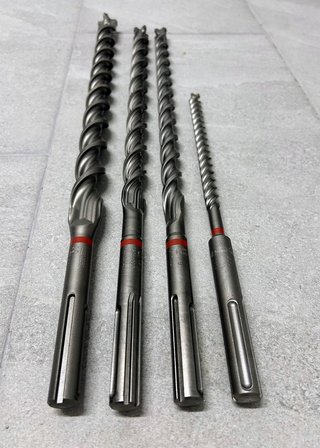 4  Punte Hilti SDS Max diametro 14-22-25-30