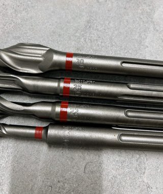 4  Punte Hilti SDS Max diametro 14-22-25-30