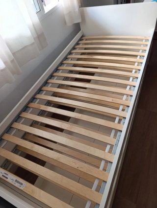 Cama nido IKEA SLÄKT 90x200 + 2 colchones