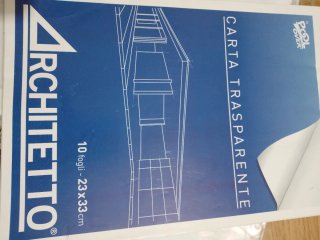 Blocco 2 Architetto Carta Trasparente Precision