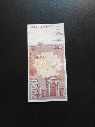 BILLETE DE 2000 PESETAS DE 1992