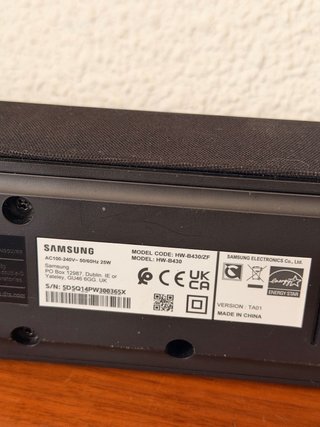 Barra de Sonido Samsung Negra