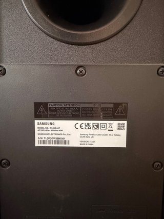 Barra de Sonido Samsung Negra