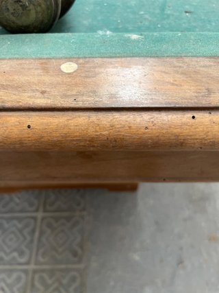 Mesa de billar francés antiguo para restaurar