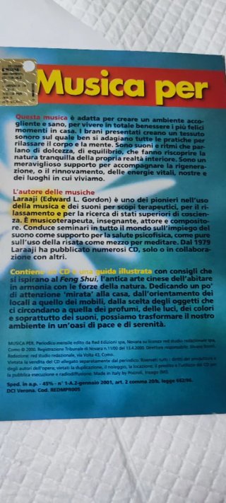 Libretto + CD Musica per L'Armonia in Casa