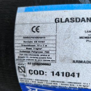2 Rollos Lámina Asfáltica Danosa GLASDAN 30 P ELAS