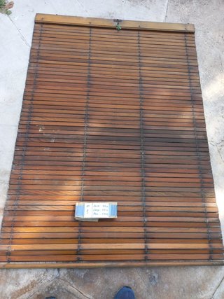 Persianas madera maciza antiguas (5Uds)