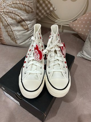 Converse All Star Talla 37 Mujer Corazones